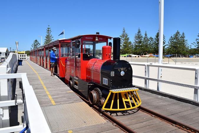 Busselton Jetty solar train